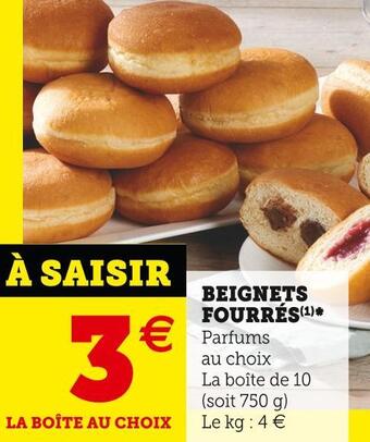 U Express Beignets fourrés offre