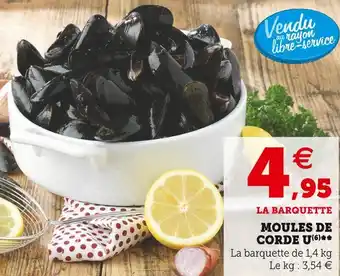 U Express Moules de corde u offre