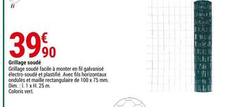 Grillage soudé