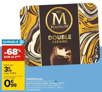 Carrefour Magnum magnum double offre