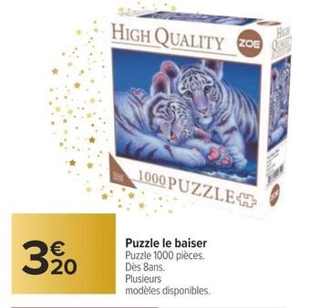 Zoe puzzle le baiser