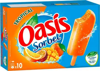 Oasis bâtonnets glacés sorbet