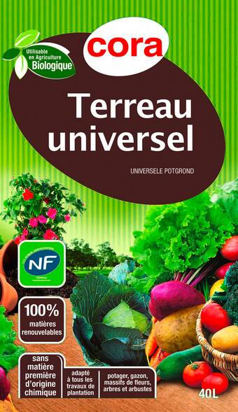 Match Cora terreau universel offre