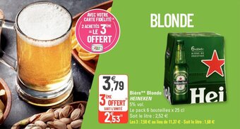 G20 Bière blonde HEINEKEN offre