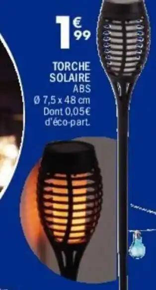 La Foir'Fouille Torche solaire offre