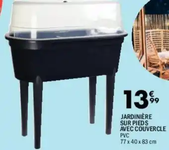 La Foir'Fouille Jardinière sur pieds avec couvercle offre