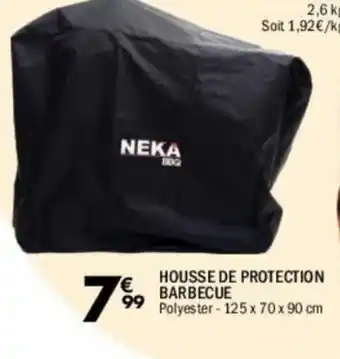 La Foir'Fouille Housse de protection barbecue offre