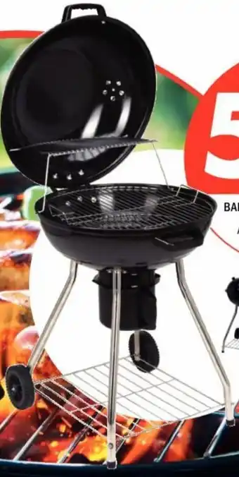 La Foir'Fouille Barbecue avec couvercle sur roulettes offre
