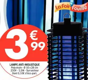 Lampe anti-moustique