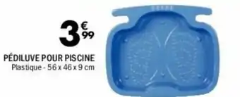 Pédiluve pour piscine