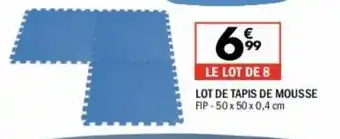La Foir'Fouille Lot de tapis de mousse offre
