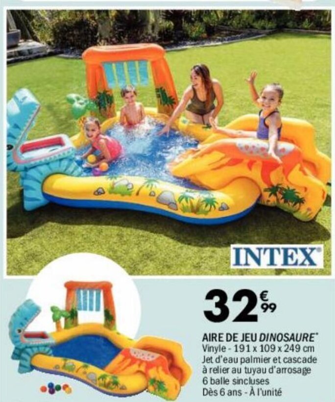 Promo Aire de jeu dinosaure chez La Foir'Fouille