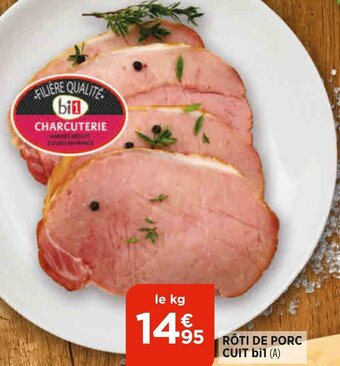 Rôti de porc cuit