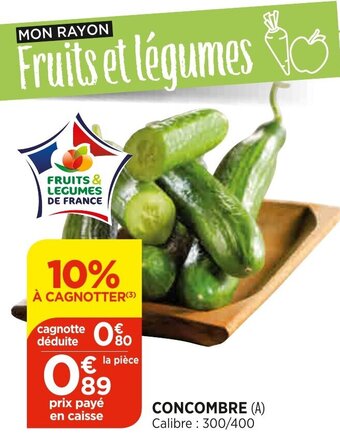 Bi1 Concombre offre