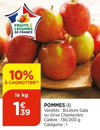 Bi1 Pommes offre