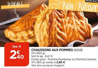 Bi1 Chaussons aux pommes offre