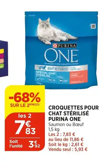 Bi1 Croquettes Pour Chat Stérilisé offre