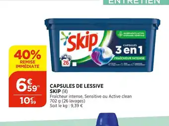 Bi1 Capsules de Lessive offre
