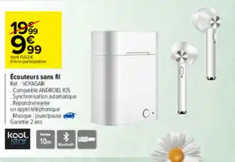 Carrefour Market Écouteurs sans fil offre