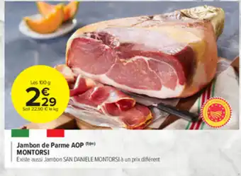 Carrefour Market Jambon de Parme AOP offre