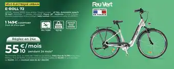 Feu Vert Feu vert vélo électrique urbain offre