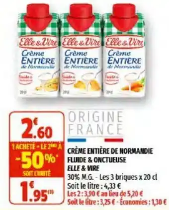 Coccimarket Crème Entière de Normandie offre