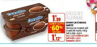 Coccimarket Dessert Lacté Mousse offre