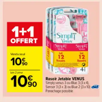 Carrefour Market Rasoir Jetable Venus offre