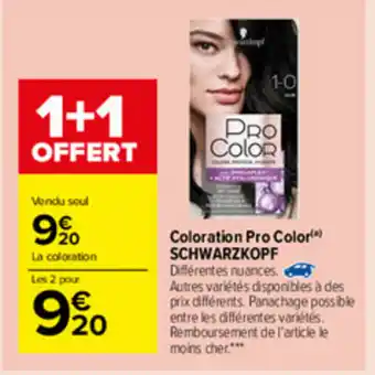Carrefour Market Colorartion Pro Color offre