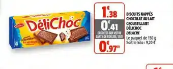 Coccimarket Biscuits Nappés Chocolat Au Lait offre