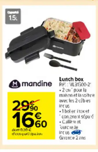 Carrefour Market Lunch box offre