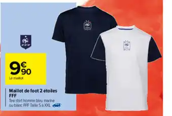 Maillot de foot 2 étoiles