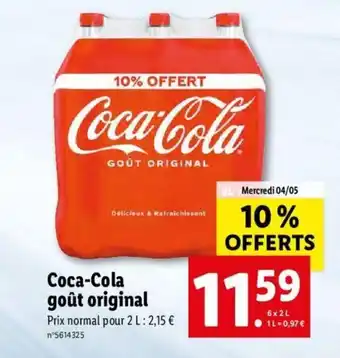 Lidl Coca-Cola offre