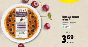 Lidl Tarte Aux Cerises offre
