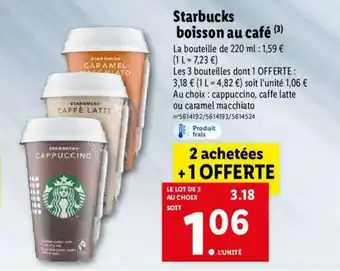 Lidl Starbucks offre