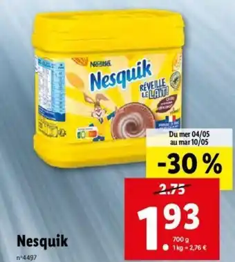 Lidl Nesquik offre