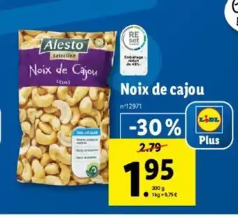 Lidl Noix De Cajou offre