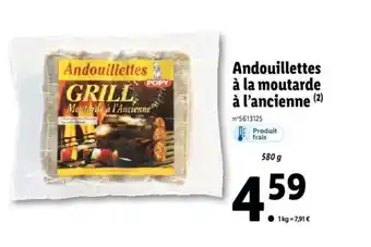 Lidl Andouillettes A La Moutarde A L'Ancienne offre