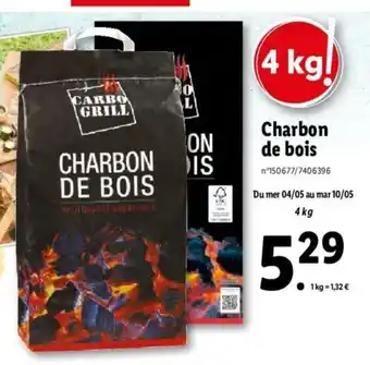 Lidl Charbon De Bois offre