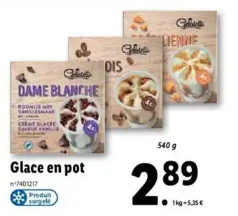Lidl Glace En Pot offre