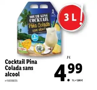 Lidl Cocktail Pina Colada Sans Alcool offre