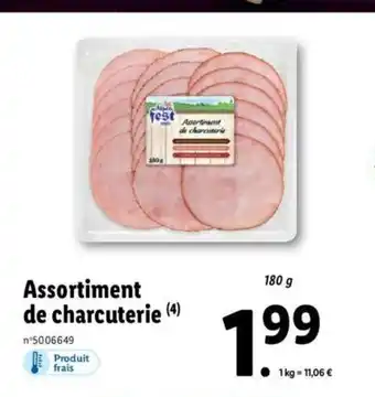 Lidl Assortiment De Charcuterie offre