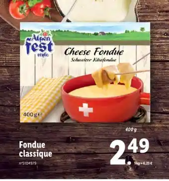Fondue Classique