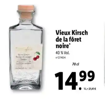 Lidl Vieux Kirsch De La Fôret Noire* offre