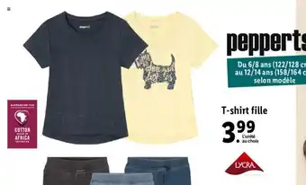 Lidl T-Shirt Fille offre