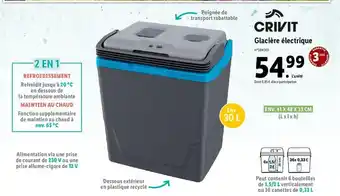 Lidl Glacière électrique offre