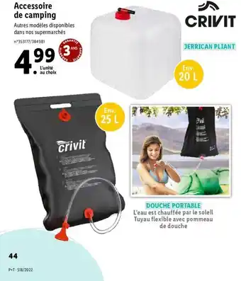 Lidl Accessoire De Camping offre