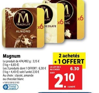 Lidl Magnum offre