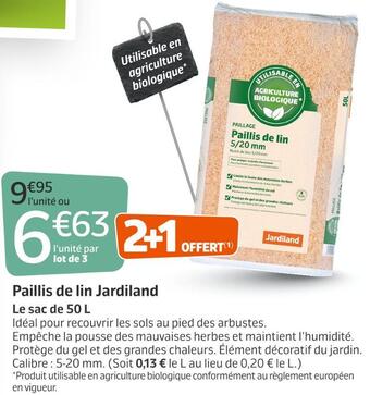 Paillis de lin jardiland