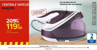 Carrefour Centrale vapeur offre
